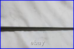 1800's Military Socket Bayonet with Leather scabbard made Belgium or Austria