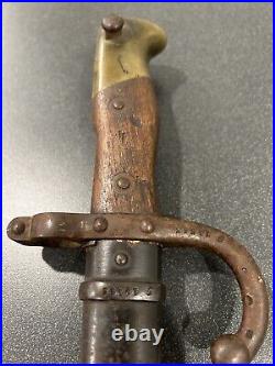 1879 French Sword/ Bayonet/ Scabbard Matching Numbers S#14563