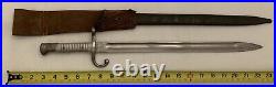 1891 Modelo Argentino Weyersberg Kirschbaum Solingen Bayonet & Scabbard #a7560