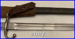 1891 Modelo Argentino Weyersberg Kirschbaum Solingen Bayonet & Scabbard #a7560