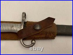 1891 Modelo Argentino Weyersberg Kirschbaum Solingen Bayonet & Scabbard #a7560