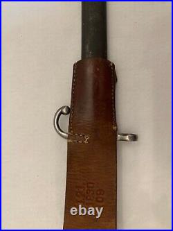 1891 Modelo Argentino Weyersberg Kirschbaum Solingen Bayonet & Scabbard #a7560