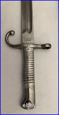 1891 Modelo Argentino Weyersberg Kirschbaum Solingen Bayonet & Scabbard #a7560