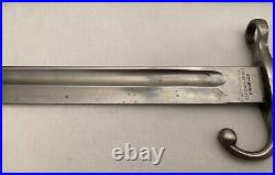 1891 Modelo Argentino Weyersberg Kirschbaum Solingen Bayonet & Scabbard #a7560