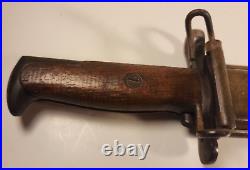 1908 Springfield Armory Long Bayonet & Matching Scabbard