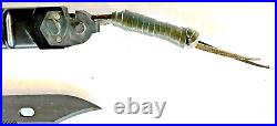 1975-1981 Eickhorn German Bayonet with Wire Cutter & Scabbard, Leg Ties