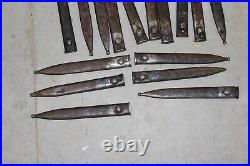 26 Turkish Mauser Bayonet Scabbards/Sheaths in FAIR condition #U1