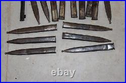 26 Turkish Mauser Bayonet Scabbards/Sheaths in FAIR condition #U1