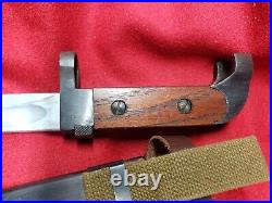 AK Polytech Legend Wood Handle, Rare Chinese Bayonet Scabbard, Knife, China 47