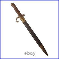 Antique Brazilian M1908 Mauser Bayonet & Scabbard With Match Scabbard