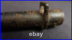 Antique French Lebel Bayonet & Scabbard Wwi Or 19th Century Cruciform Blade