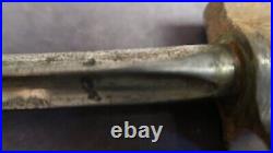 Antique French Lebel Bayonet & Scabbard Wwi Or 19th Century Cruciform Blade