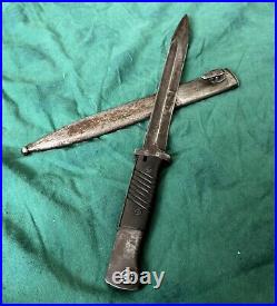 Antique German K98 Bayonet With Scabbard