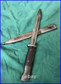 Antique German K98 Bayonet With Scabbard