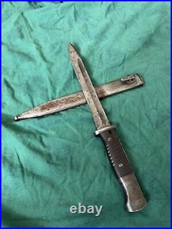 Antique German K98 Bayonet With Scabbard