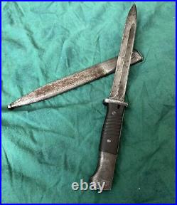 Antique German K98 Bayonet With Scabbard