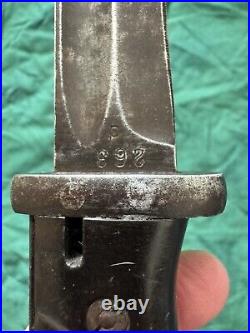 Antique German K98 Bayonet With Scabbard