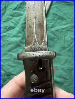 Antique German K98 Bayonet With Scabbard