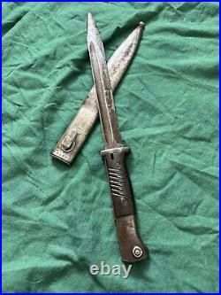 Antique German K98 Bayonet With Scabbard