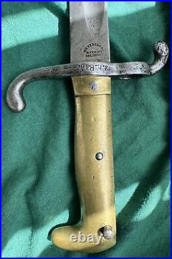 Antique German WWI M 1871 Bayonet With Scabbard