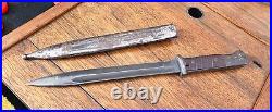 Antique Wwii German Bayonet & Scabbard