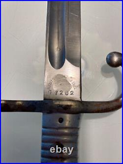 Argentine Bayonet 1891 Weyersberg Kirschbaum Solingen & Matching Scabbard