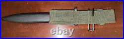 Australian L1A2 Lithgow Bayonet with Scabbard and Frog L1A1 SLR