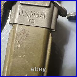 Bayonet U. S. M7 Imperial With SCABBARD U. S. M8A1 WD