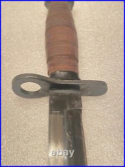 Bayonet With Scabbard Japanese Made Korean War Era