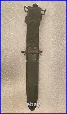 Bayonet With Scabbard Japanese Made Korean War Era