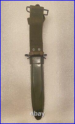 Bayonet With Scabbard Japanese Made Korean War Era