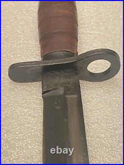 Bayonet With Scabbard Japanese Made Korean War Era