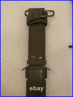 Bayonet With Scabbard Japanese Made Korean War Era