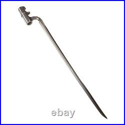 British Army Pattern 1876 Ceremonial Chrome Bayonet & No Scabbard