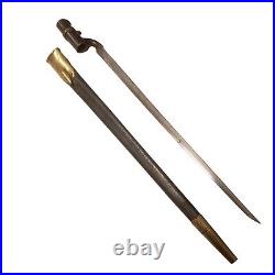 British Army Pattern 1876 Henry Martini Socket Bayonet & Scabbard