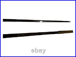 British Pattern 1887 Mk IV Bayonet For Martini Henry Rifle Scabbard & Frog