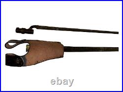 British Pattern 1887 Mk IV Bayonet For Martini Henry Rifle Scabbard & Frog