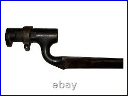 British Pattern 1887 Mk IV Bayonet For Martini Henry Rifle Scabbard & Frog