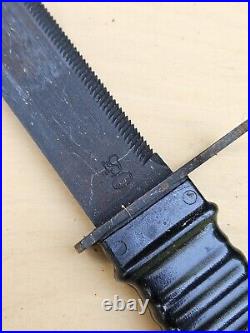 Carl Eickhorn KCB-70 Bayonet With Squirrel Making And Scabbard