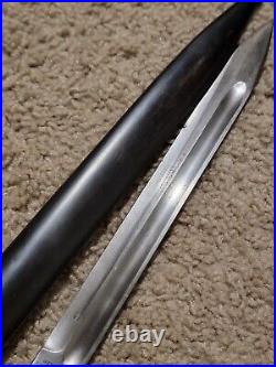 Chilean Model 1895 Mauser Bayonet Scabbard Weyersburg Solingen Dinged Blade