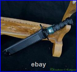 Chinese 95 Type Camping Short Sword Steel Blade Sharp with Scabbard New #1692