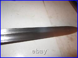 Czech Csz V Ww1 Ww2 Mauser Bayonet / Scabbard