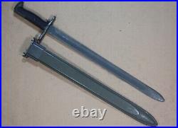 EXCELLENT PLUS M1942 PAL 1942 LONG BAYONET WithBECKWITH M3 SCABBARD