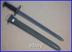 EXCELLENT PLUS M1942 PAL 1942 LONG BAYONET WithBECKWITH M3 SCABBARD