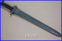 EXCELLENT PLUS M1942 PAL 1942 LONG BAYONET WithBECKWITH M3 SCABBARD