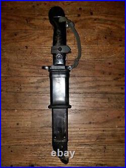 East German army bayonet and scabbard 3