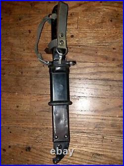 East German army bayonet and scabbard 3