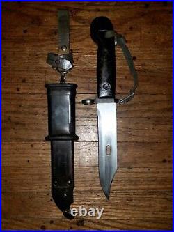 East German army bayonet and scabbard 3