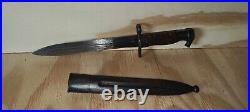 Egyptian Hakim Rifle Factory Original Bayonet With Scabbard