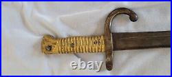 French Model 1861 Chassepot Yataghan Bayonet Sword